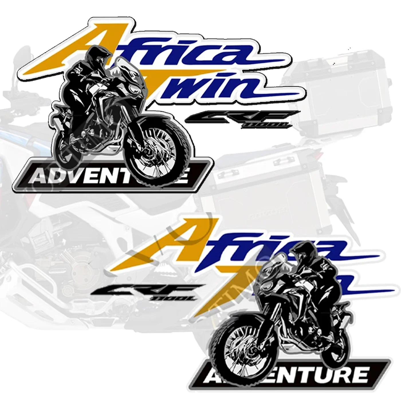 

Africatwin Decals 2019-2022 Aluminium Box Kit Trunk Cases Panniers Luggage Fit Honda Africa Twin Crf1100l Crf 1100