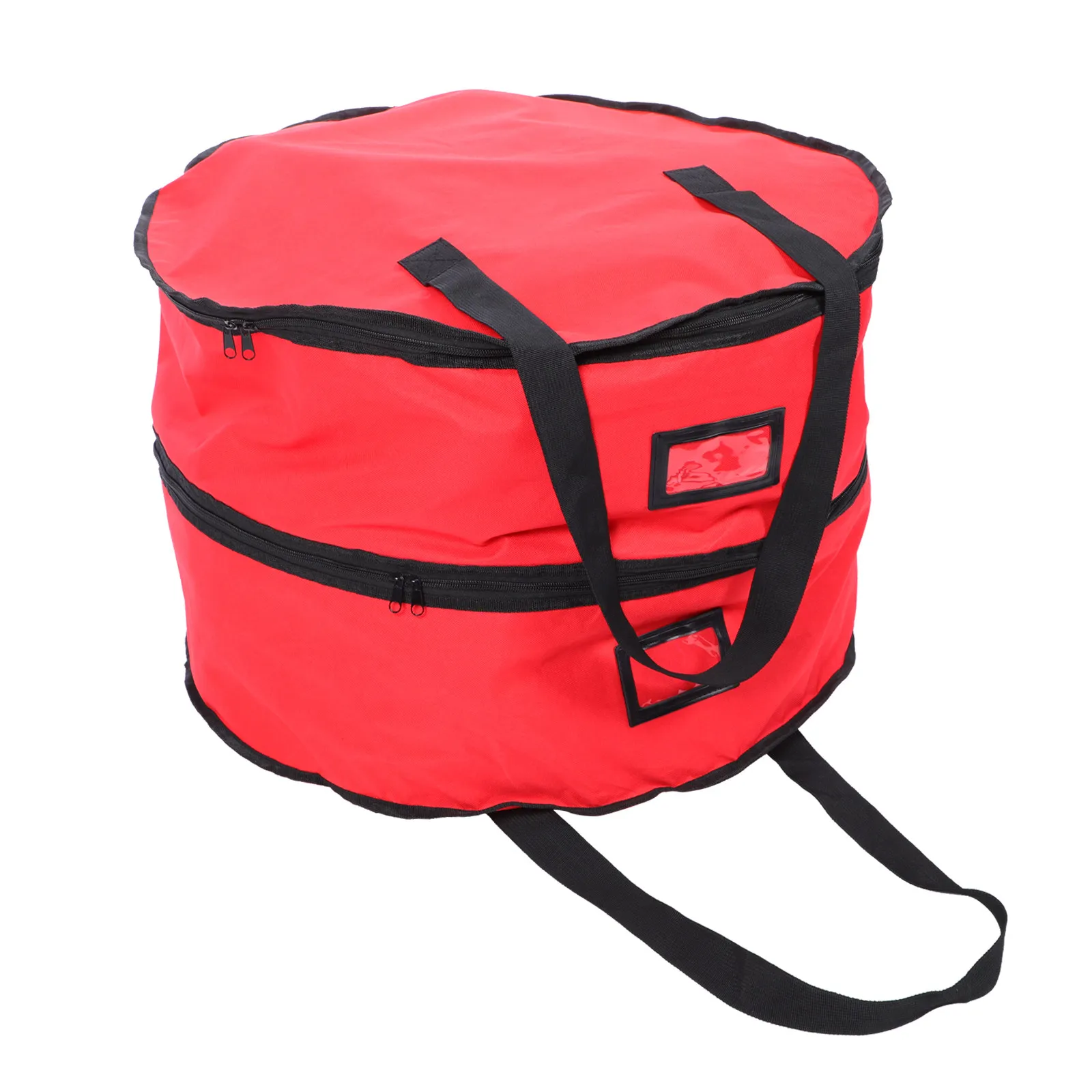 

1Pcs Christmas Wreath Storage Bag Double Layer Oxford Cloth Garland Holder Round Foldable Organizer for Holiday Supplies Gift