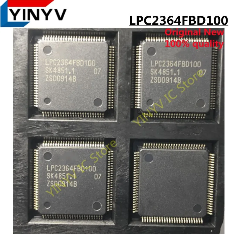 2Pcs LPC2364FBD100 LPC2365FBD100 LPC2366FBD100 LPC2367FBD100 LPC2368FBD100 LPC2387FBD100 LQFP100  100% new imported original