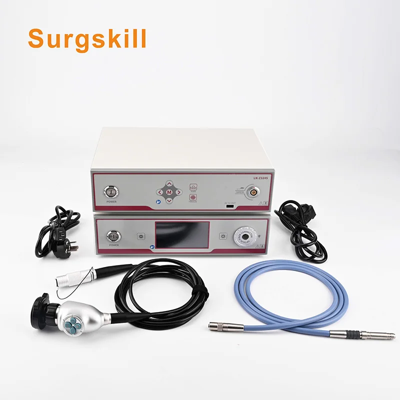 FHD Endoscope Camera System with 100W Cold Light Source 1080P Medical Endoscopic Camera for Surgery and Inspection