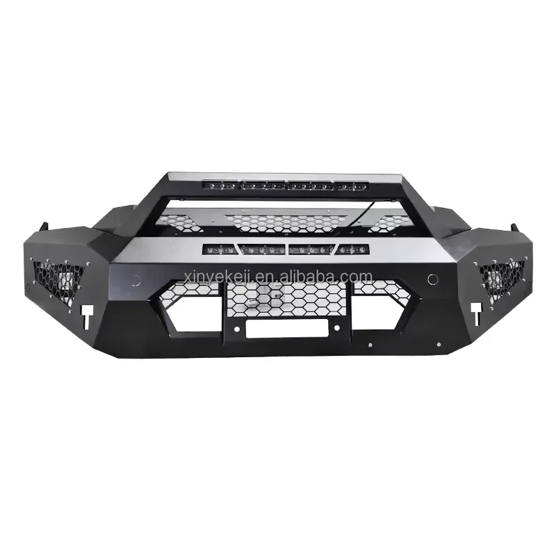 Customized Steel Powder Coated Pickup Front Bumper Bull Bar Nudge Bar for Dmax 2021 2022 2023