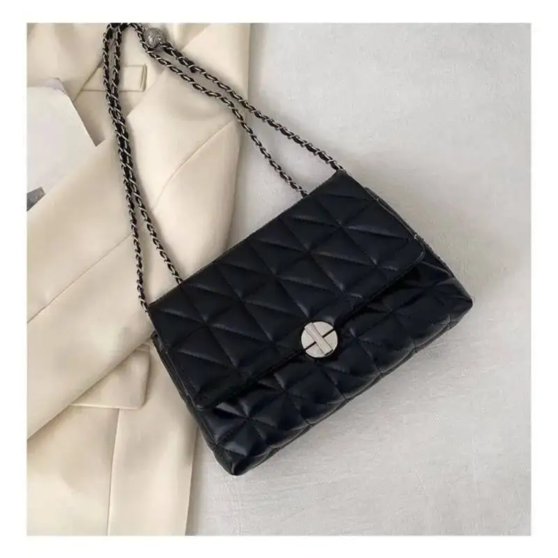 Bloom Sweet Cool Sier Messenger Bag Women 2024 Summer Hot Girls Solid Y2k Crossbody Bags Aesthetic Ladies Handbags Fairycore