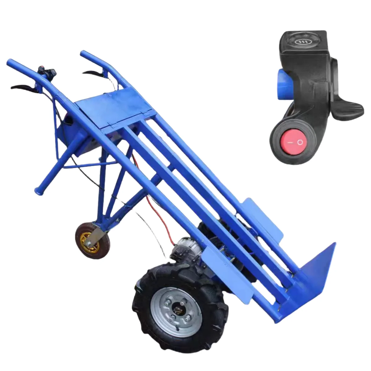 

Горячая распродажа: Электрическая ручная тележка-платформа из цельной стали, грузоподъемность 500 кг, для склада, строительства, производства, OEM