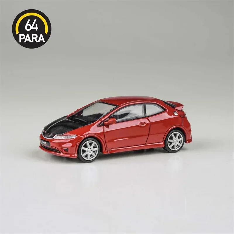 

Para64 1/64 Civic FN2 Type R Red Simulation Alloy Model Cars