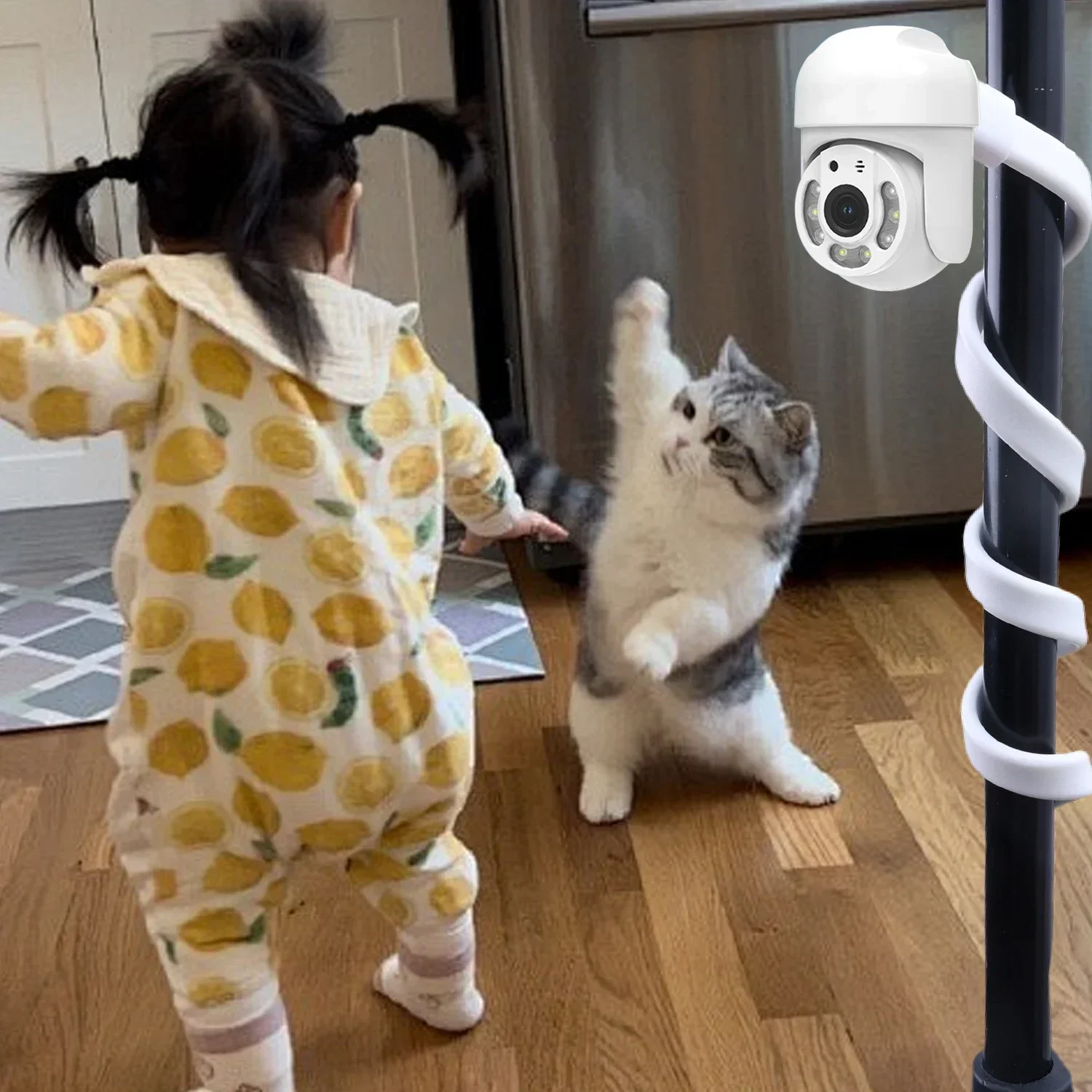 Universal Bendable Monitor Holder Clip Punch-free Camera Support Stand Clip Base Webcam Stand Camera Mount Flexible Mounting Kit