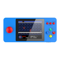 AAM-K9 Portable Handheld Game Player with 2.8 Inch IPS Screen 4GB 500 Free Games Retro Game Console Gift for Kids -Blue