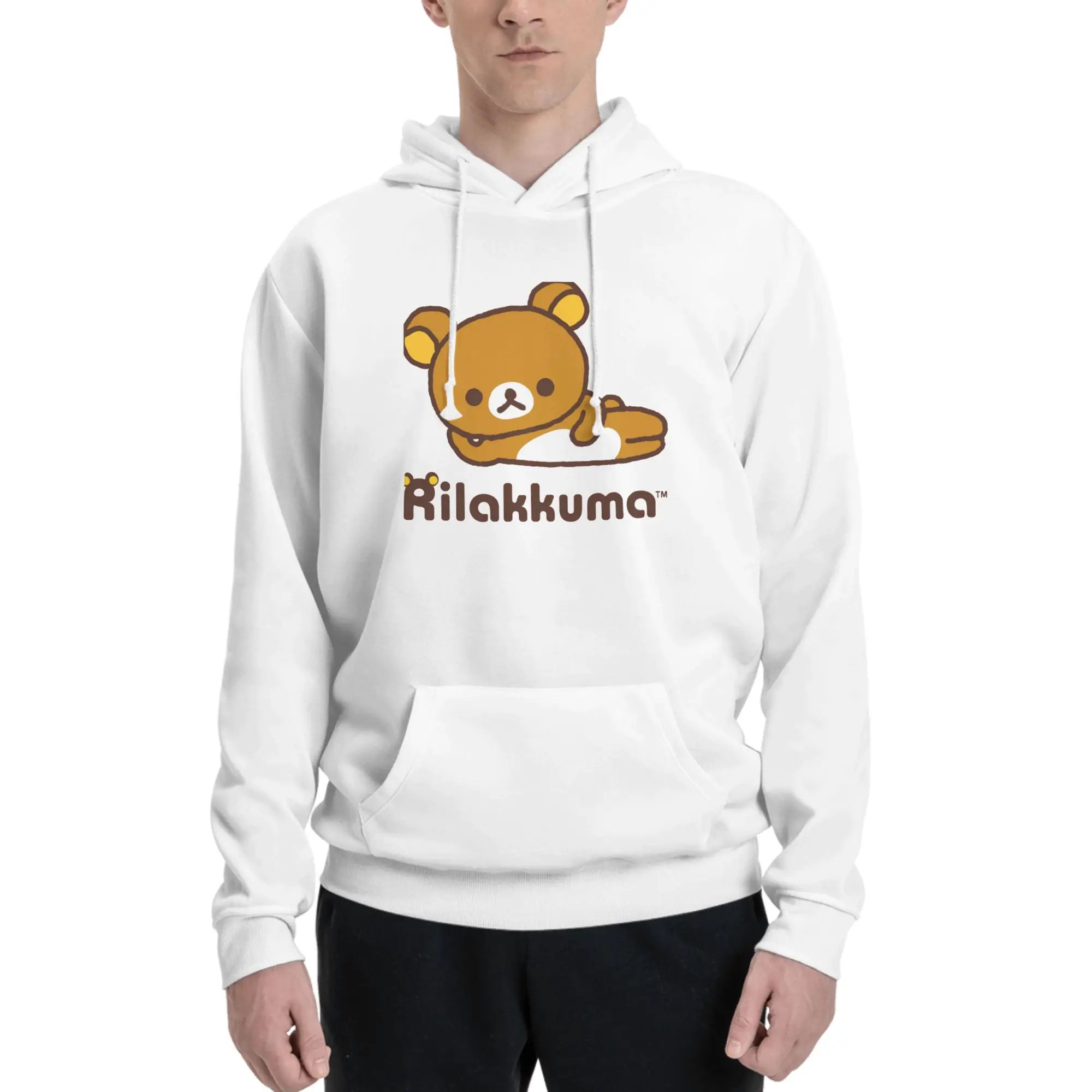 

Свитшот Rilakkuma Light Luxury Home в минималистичном стиле, пуловер с капюшоном