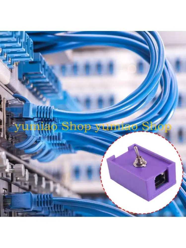 587B High Safety Factors RJ45 LAN CAT5/CAT6 Networking Switches Not Interferences Twisteds Pair Control Switches
