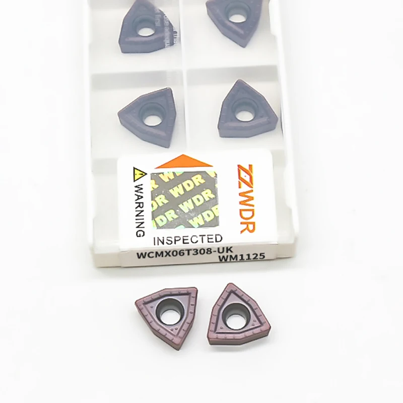 10 Uds. Cuchilla de perforación en U de alta calidad WCMX 030208   WCMX 040208   WCMX06T308 WCMX 080412   Insertos indexables UK 1125 para metal con taladro en U