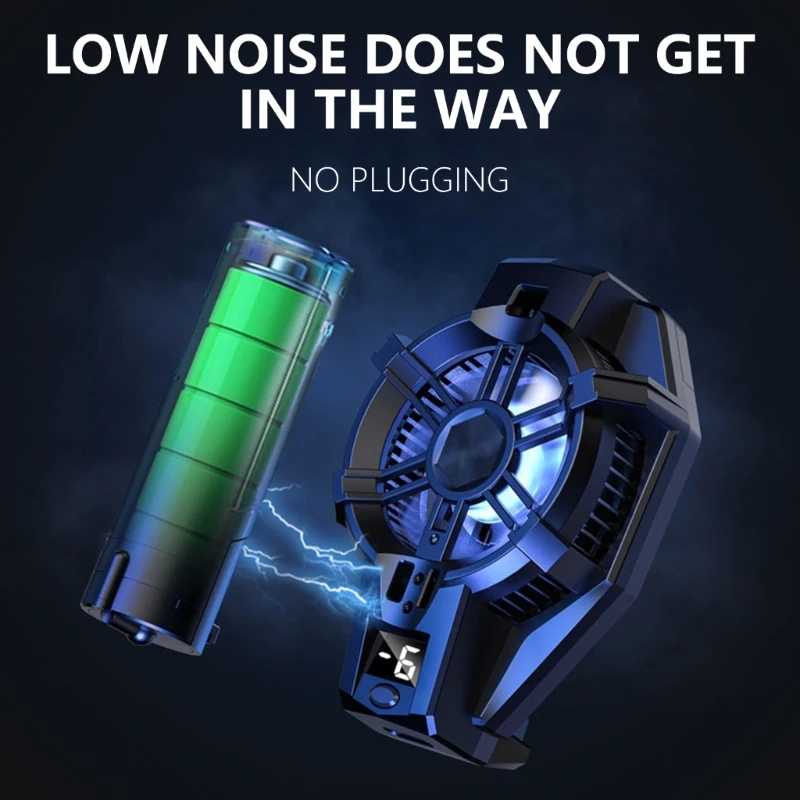 

Portable Game Phone Cooling Semiconductor Heatsink Radiator Mobile Cooling Fan 601E