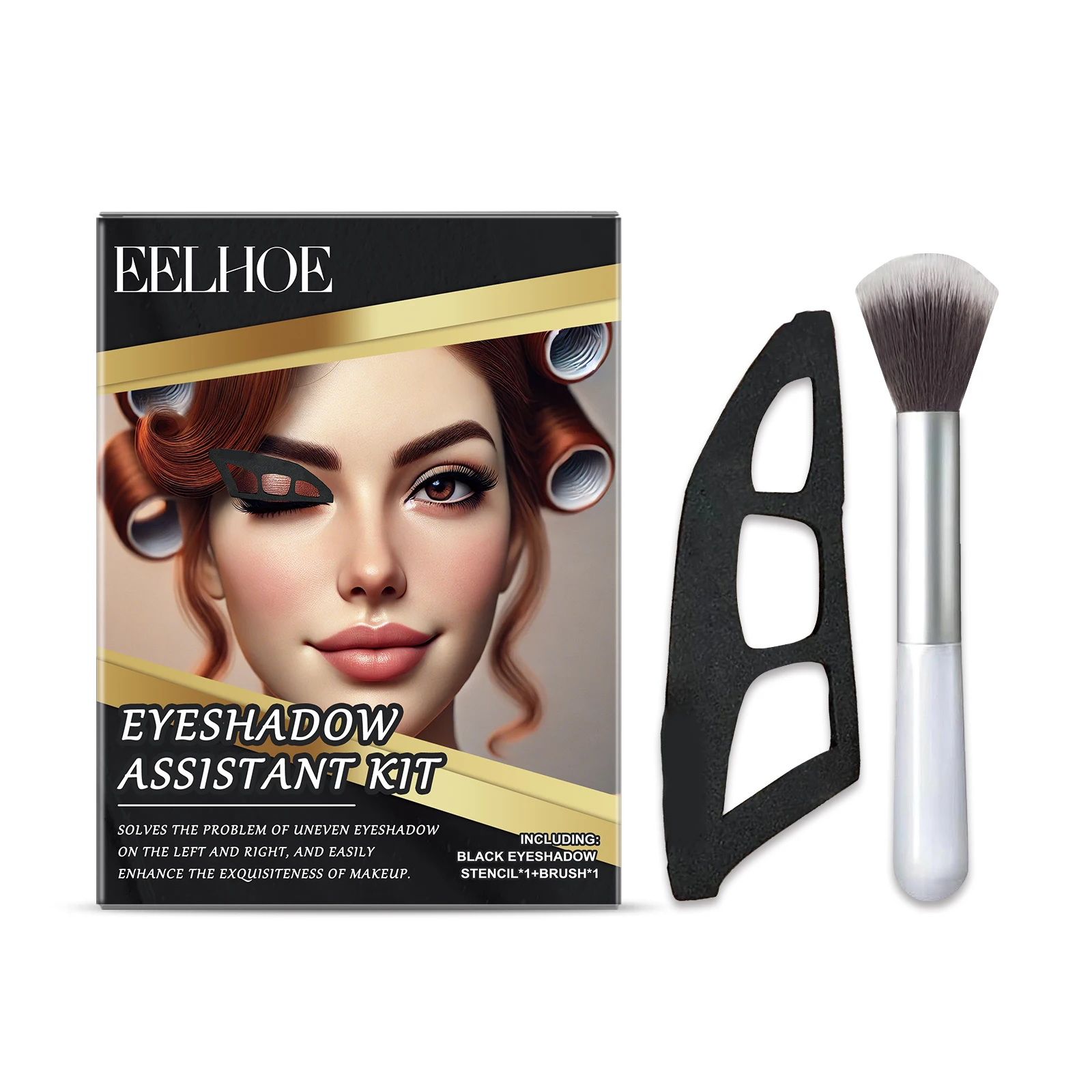 EELHOE Eye Makeup Tool Set - Reusable Eyeshadow Applicators for Beginners