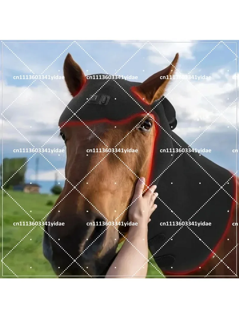 Infrared Therapy Horse Wraps for Equine Back Pain Relief, Red Light Blanket