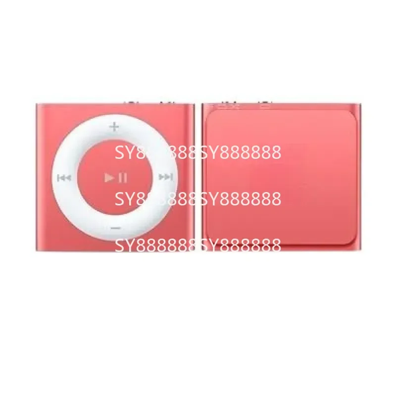 New Retro 2GB Mini Clip MP3 Player Compatible With iPod Shuffle 4 Mid 2015 Version Pink‑Coral Peach Factory Sealed