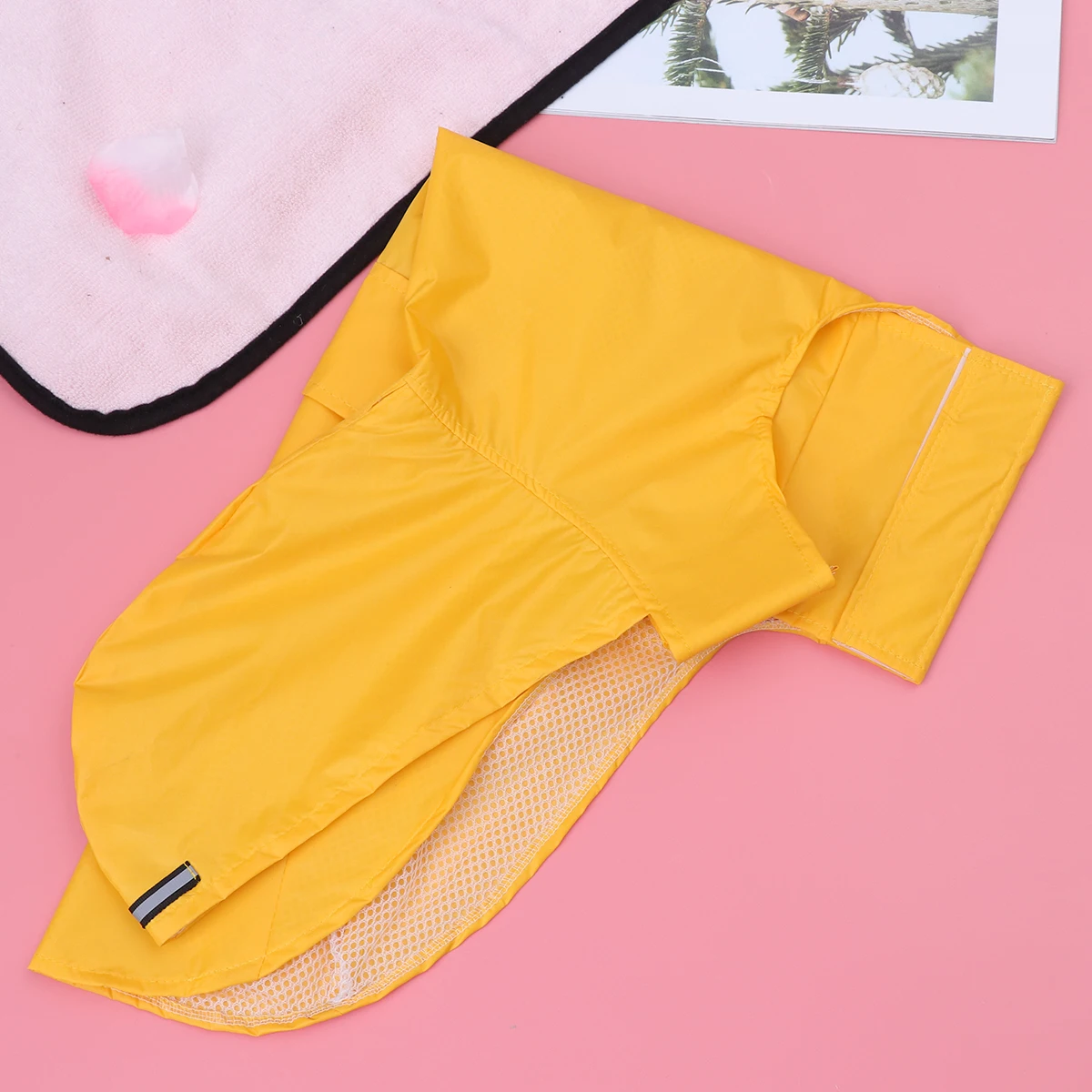 

Yellow 3xl Pet Dog Raincoat Hooded Reflective Waterproof Breathable Puppy Poncho Rain Jacket Rain Jacket Dog Raincoats