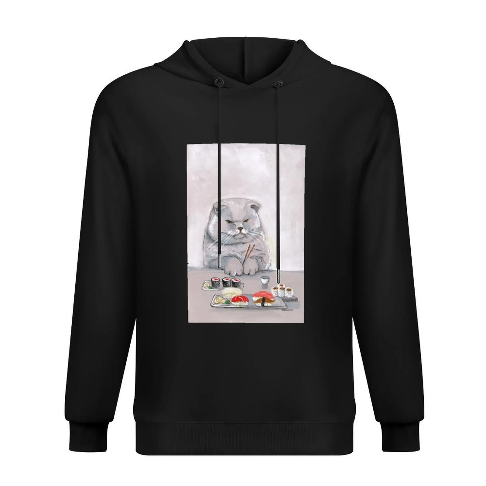 

Sushi Cat 2008, толстовка с иллюстрацией, мужская толстовка, комплект, мужская толстовка, одежда в стиле аниме, мужская одежда, толстовка с рисунком