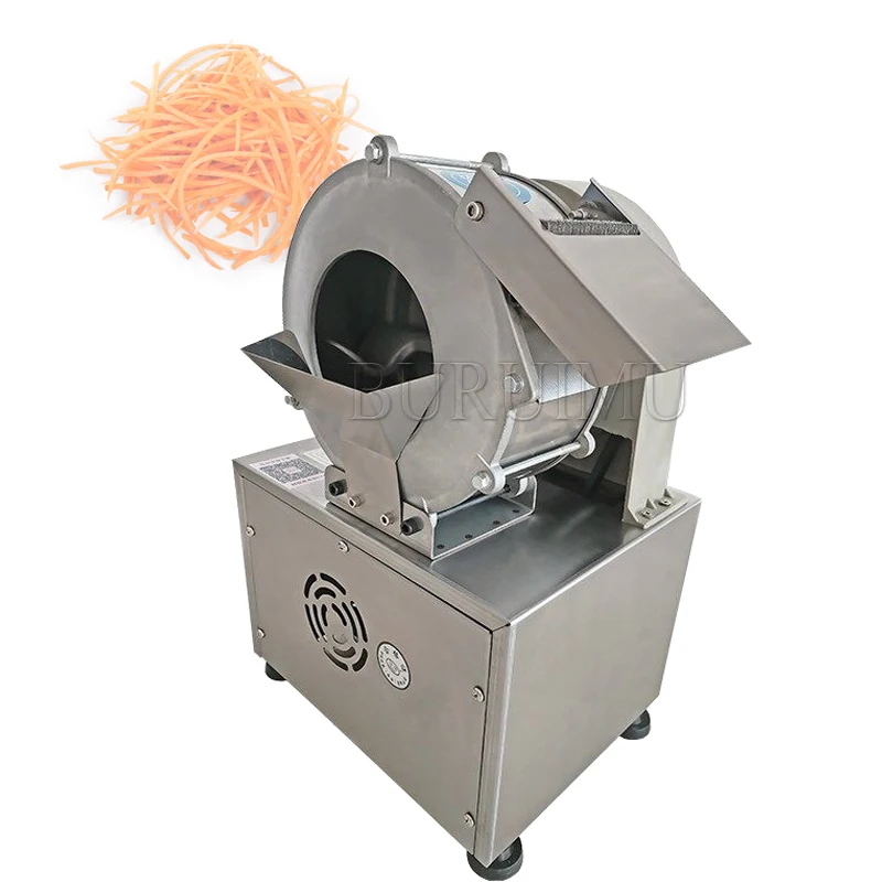 Electric Shredded Vegetables Slicing Machine Multifunction Commercial Stainless Steel Food Cut Minced Potato Flos Carrot Slice