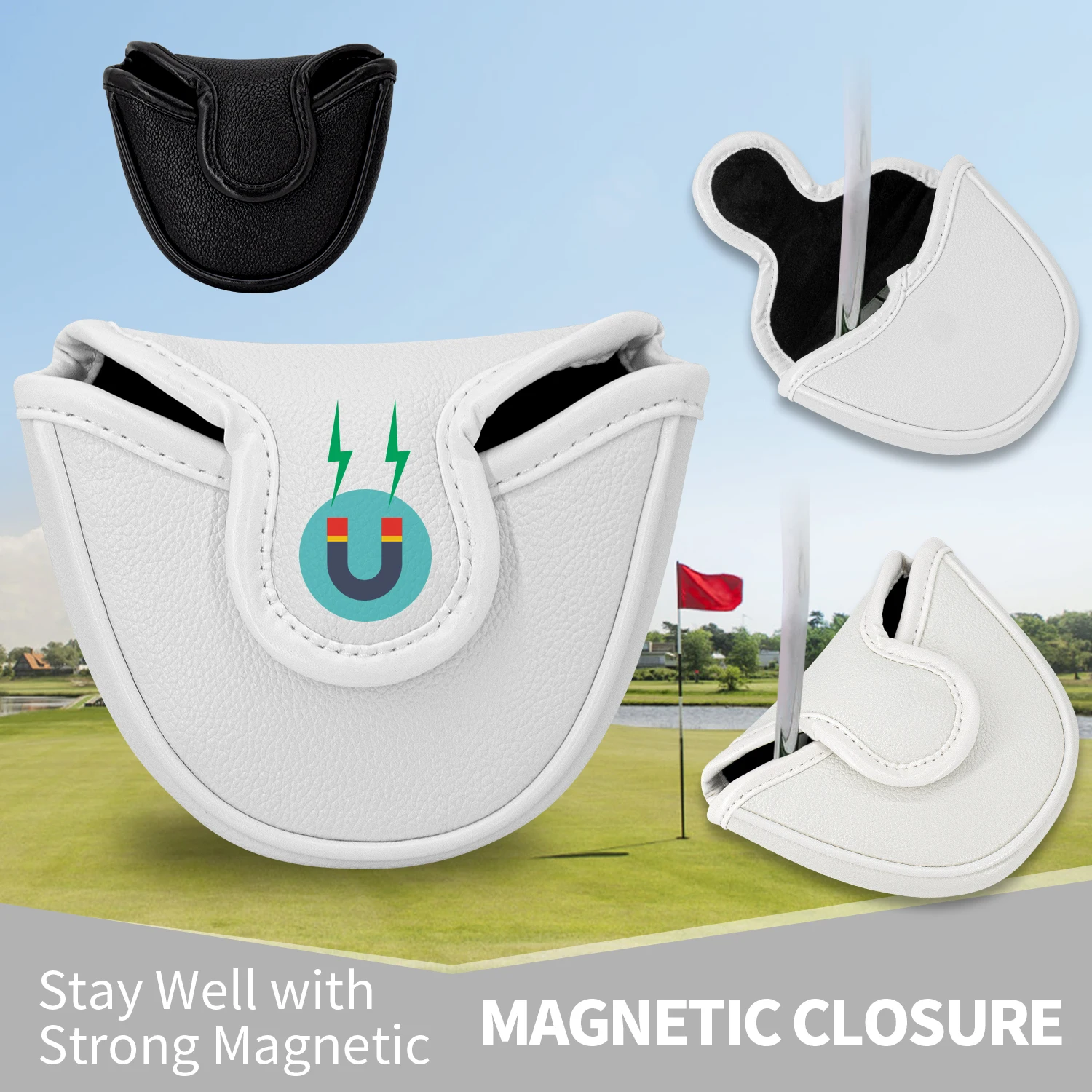 غطاء حماية للجولف، غطاء وضع الجولف، تصميم نمط الرسوم المتحركة الكسلان، ملحقات الجولف، مقاوم للغبار ومتين #4