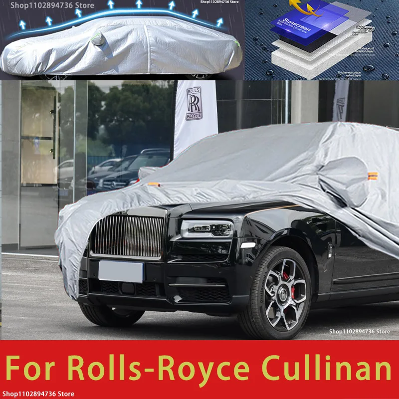 For Rolls-Royce Cullinan Car protective cover, sun protection, cooling protection, car clothing, car paint protection auto