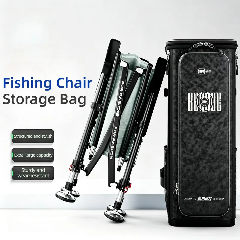 Hard Fishing Chair Storage Bag Thickened Wear-resistant Shoulders Portable Large Capacity Bags Multifunctional Fishing Accessory