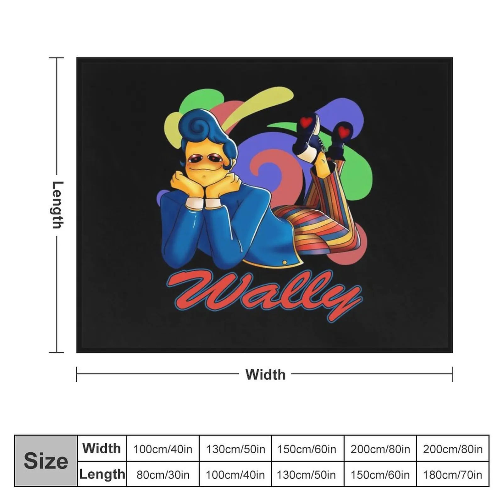 Wally Throw Blanket Luxury Brand Thermal Single Blankets