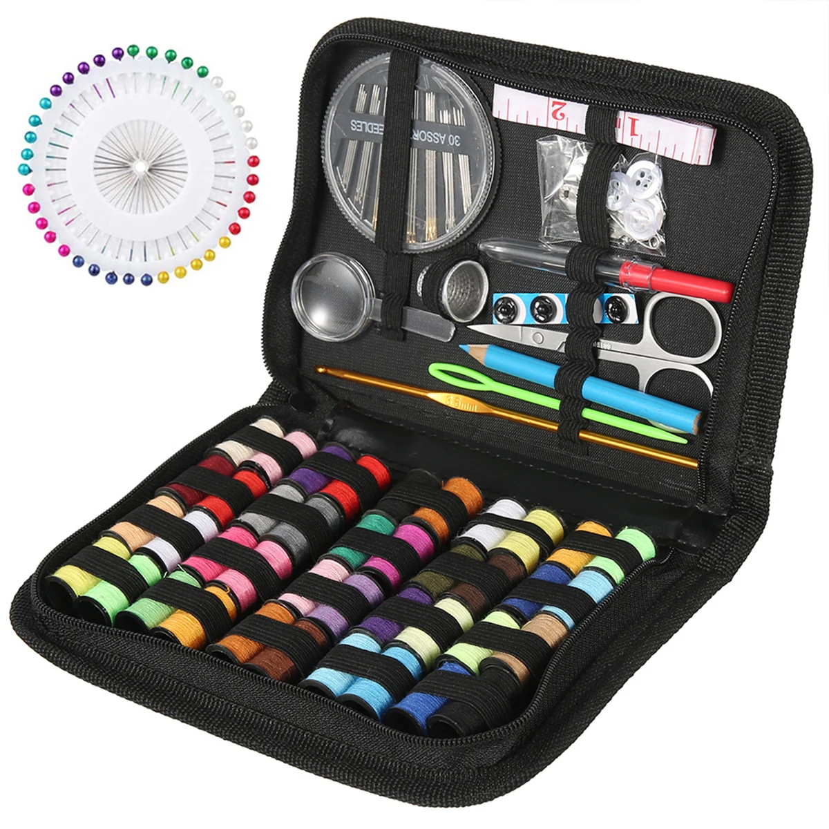 Sewing Kits DIY Multi-function Sewing Box Set for Hand Quilting Stitching Embroidery Thread Sewing Accessories Sewing Kits