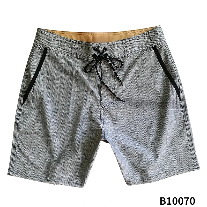 Shorts de prancha de secagem rápida para homens, calções de banho esportivos, calções de praia, shorts de surf com bolso