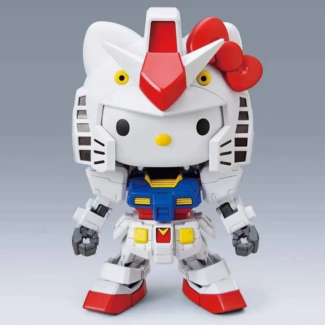 Gaogao Model Hg 1/144 Rx-78-2 Sd Kt Cat Assembly Model Movable Joints High Quality Collectible Robot Kits Models Kids Gift