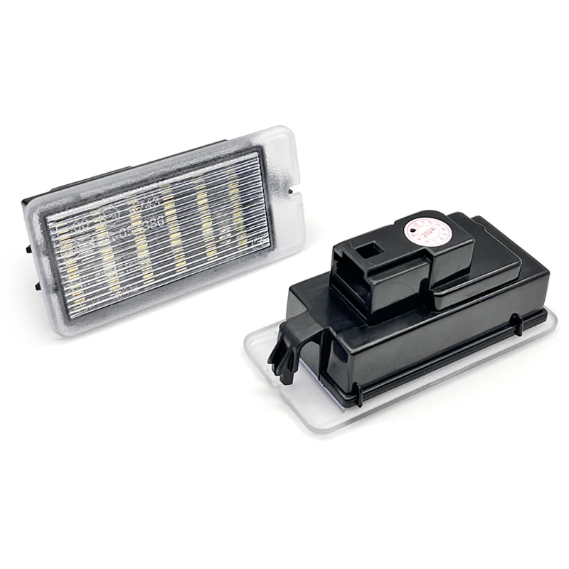 2Pcs White LED Trunk Luggage Compartment Light For Nissan Juke Note Pulsar Qashqai Leaf Renault Grand Scenic Clio Megane