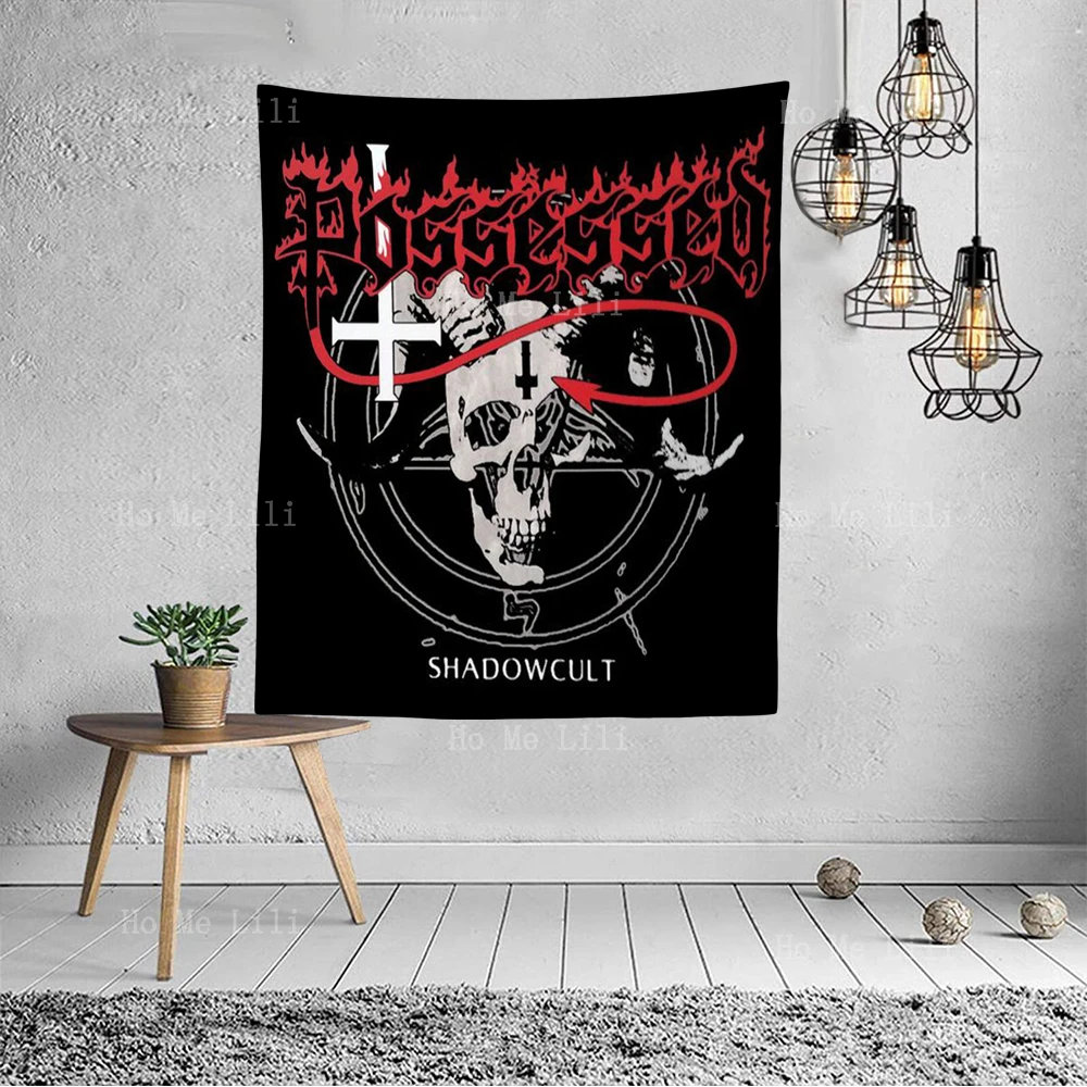 Shadow Cult Best Album Possessed By Seven Churches Tapestry For Bedroom Decor