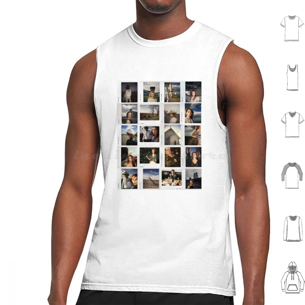 Tori Amos Scarlets Walk Collage Collection Print Tank Tops Vest Sleeveless Tori Amos Tori Amos Musician Singer Songwriter