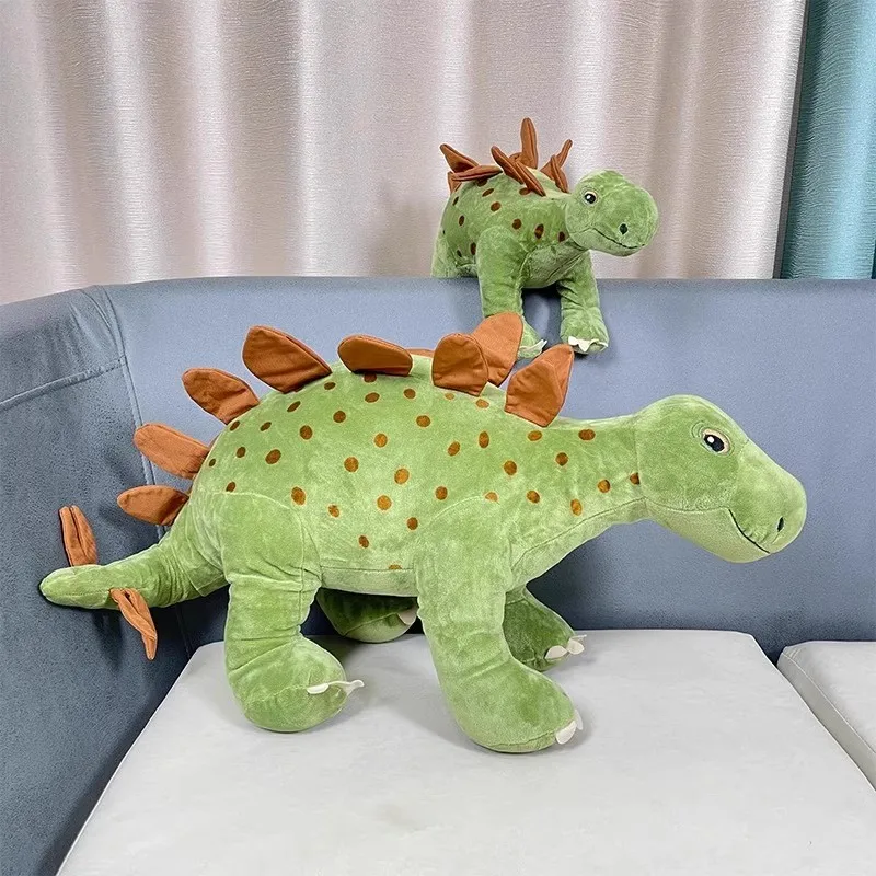 Dinosaur Plush Toy Simulation of the Jurassic Period – Brachiosaurus and Stegosaurus Dolls, Ideal as Children's Birthday Gifts