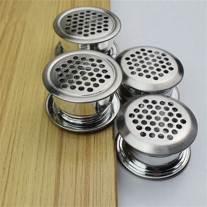 10pcs Double-sided stainless steel ventilation grilles air vent cover louver vent Hole for shoe cabinet closet Wardrobe