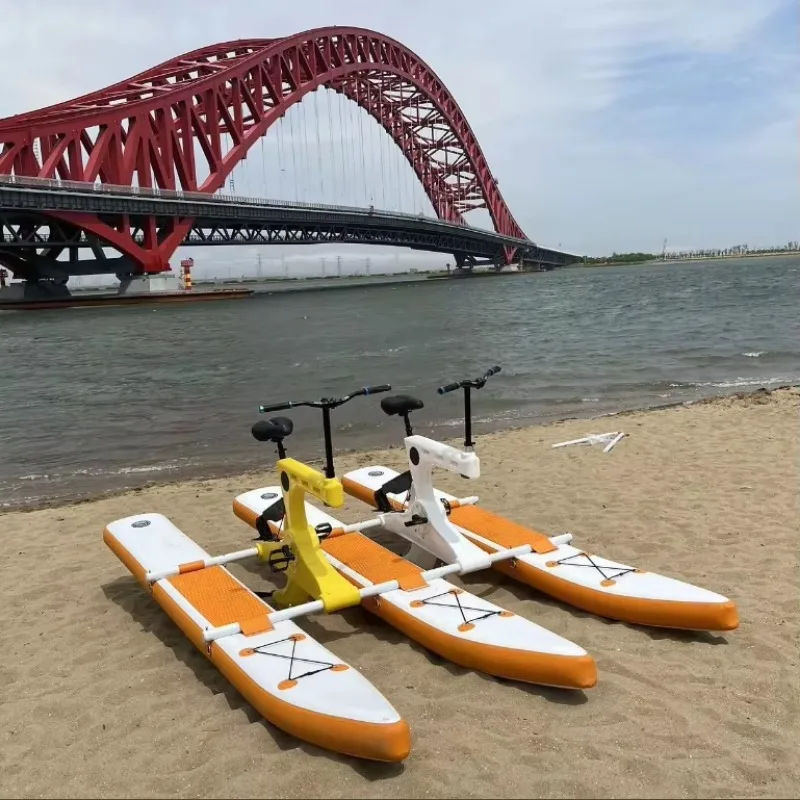 infla  water bike for 2 people Durable floating pedal boat Water bike Sui  for water sports and leisure equipment