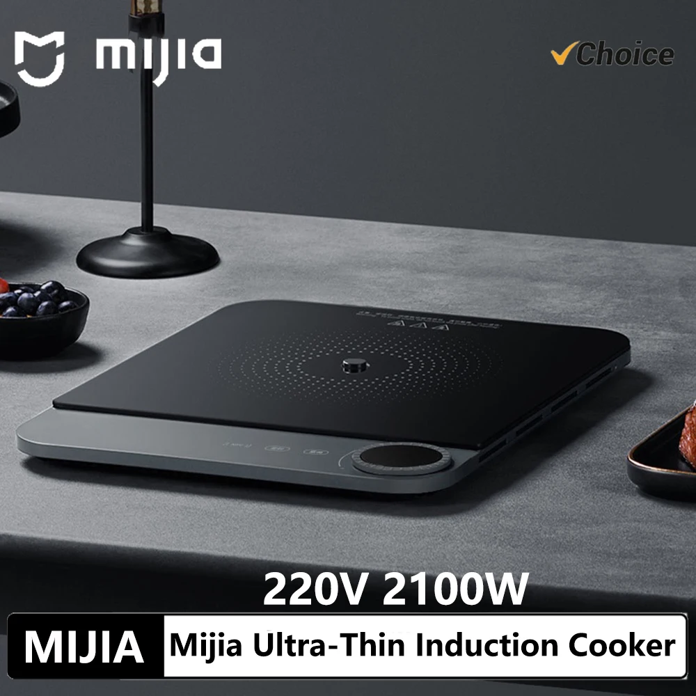 NEW MIJIA Ultra-Thin Induction Cooker 2100W Smart Home Induction Cooker 23mm Ultra-Thin Induction Cooker Connect to Mijia APP