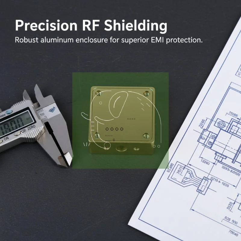 

RF Shield Enclosure Aluminum Box With FOR SMA Connector For Stable Reliable Electromagnetic Shielding Case
