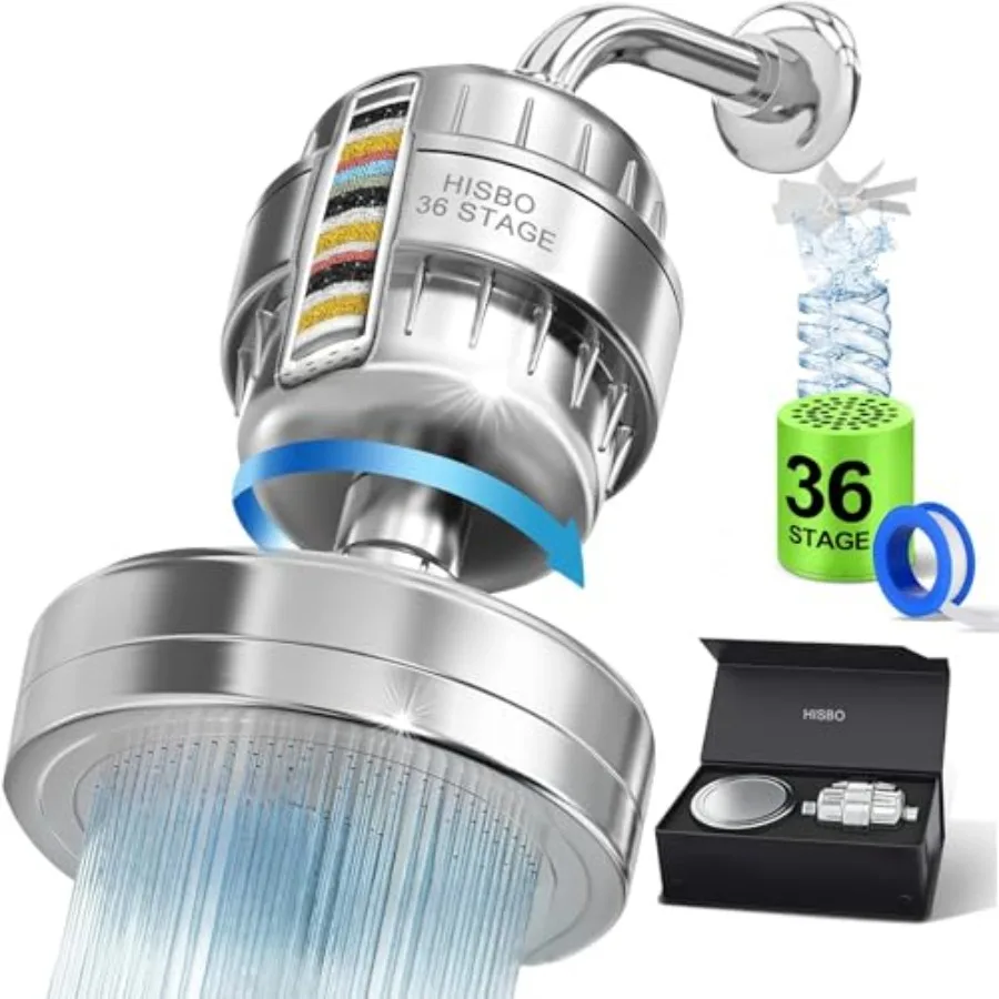 

Luxury ed - Advanced and Hard Water Removes Chlorine for Hard Water, Removes Chlorine, Fluoride, Vitamin C E A Infusion Improve