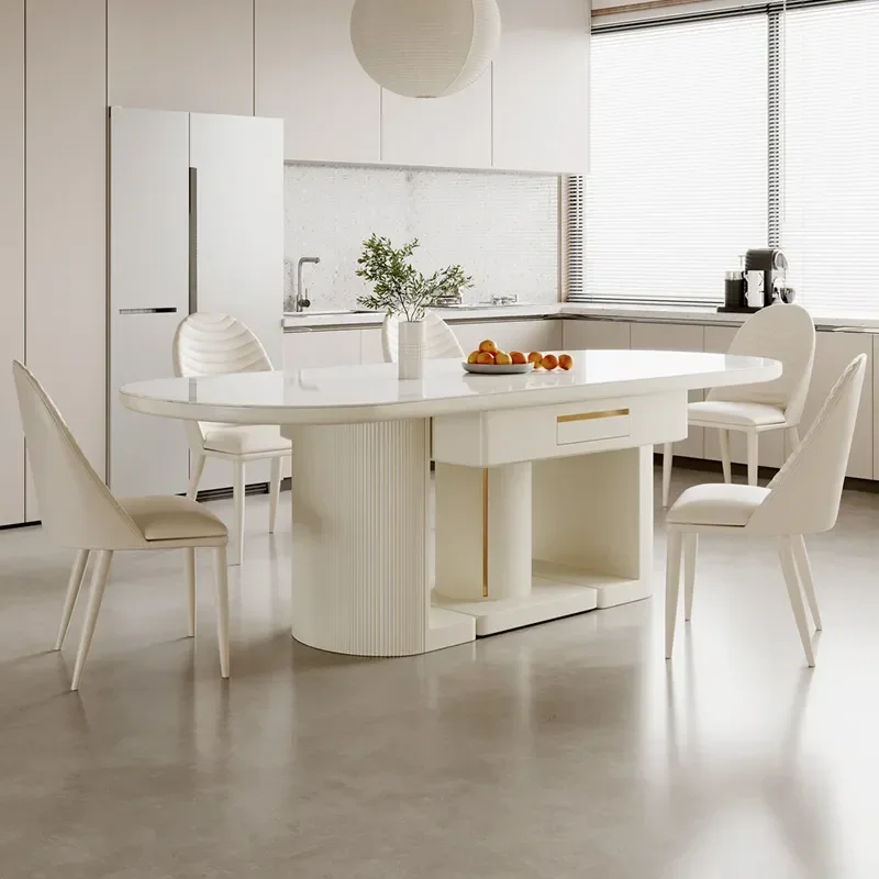 Fully Automatic Small Household Mahjong Table Dual Purpose Dining Table Integrated Rock Slab Multi Functional Electric