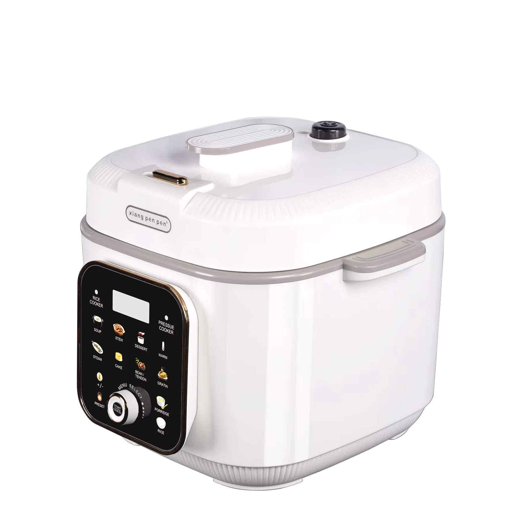 

6L Smart Electric Pressure Cooker LED Display 20-in-1 Functions Stainless Steel Inner Pot Class Energy Efficient for Household