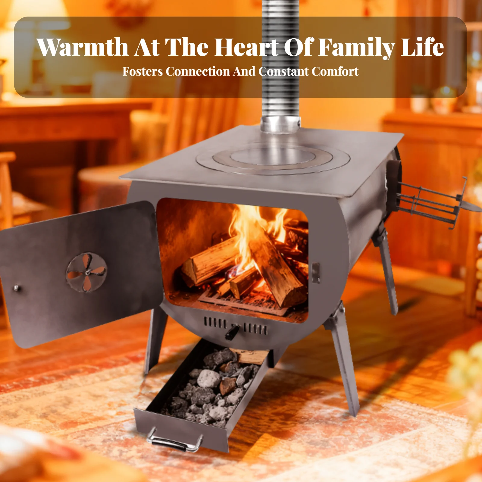 

Бездымная дровяная печь, быстрое нагревание для общежитий и улицы