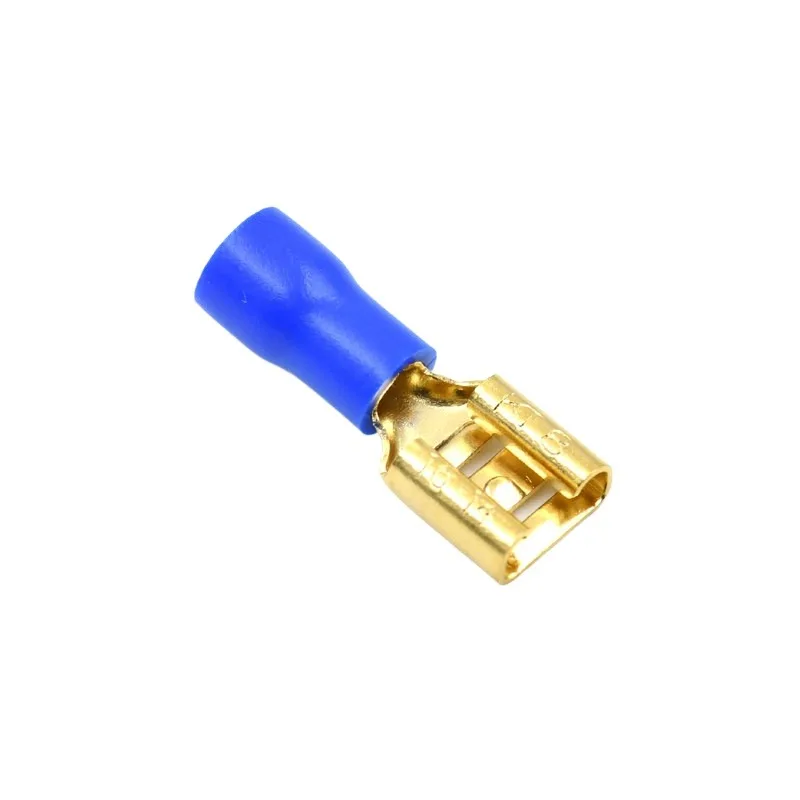 For Gold Plated Speaker Spade Terminal 2.8G 4.8G 6.3G Audio Quick‑Connect Crimp Connector Accessory