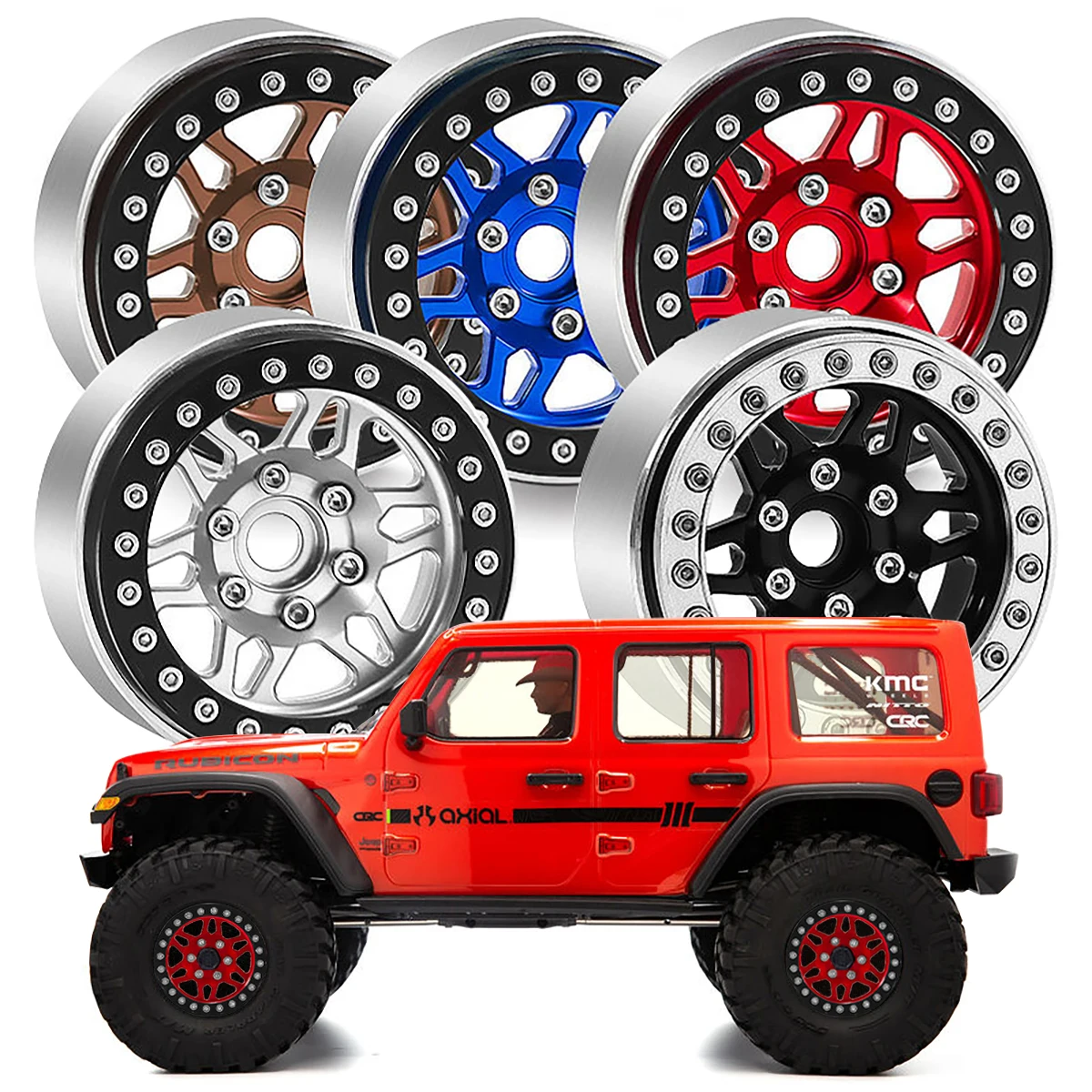 

1.9-inch Aluminum Beadlock Wheel Hub for 1/10 TRX4 TRX6 Axial SCX10 II 90046 SCX10 III AXI03007 SCX10 RC Crawler Upgrade Parts