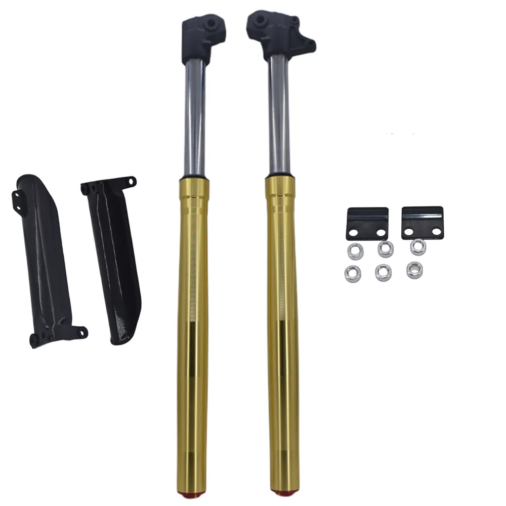 735MM Motorcycle Front Shock Inverted Fork Absorption 45MM/48MM For Dirt Pit Bike CRF KLX With Protector Cover