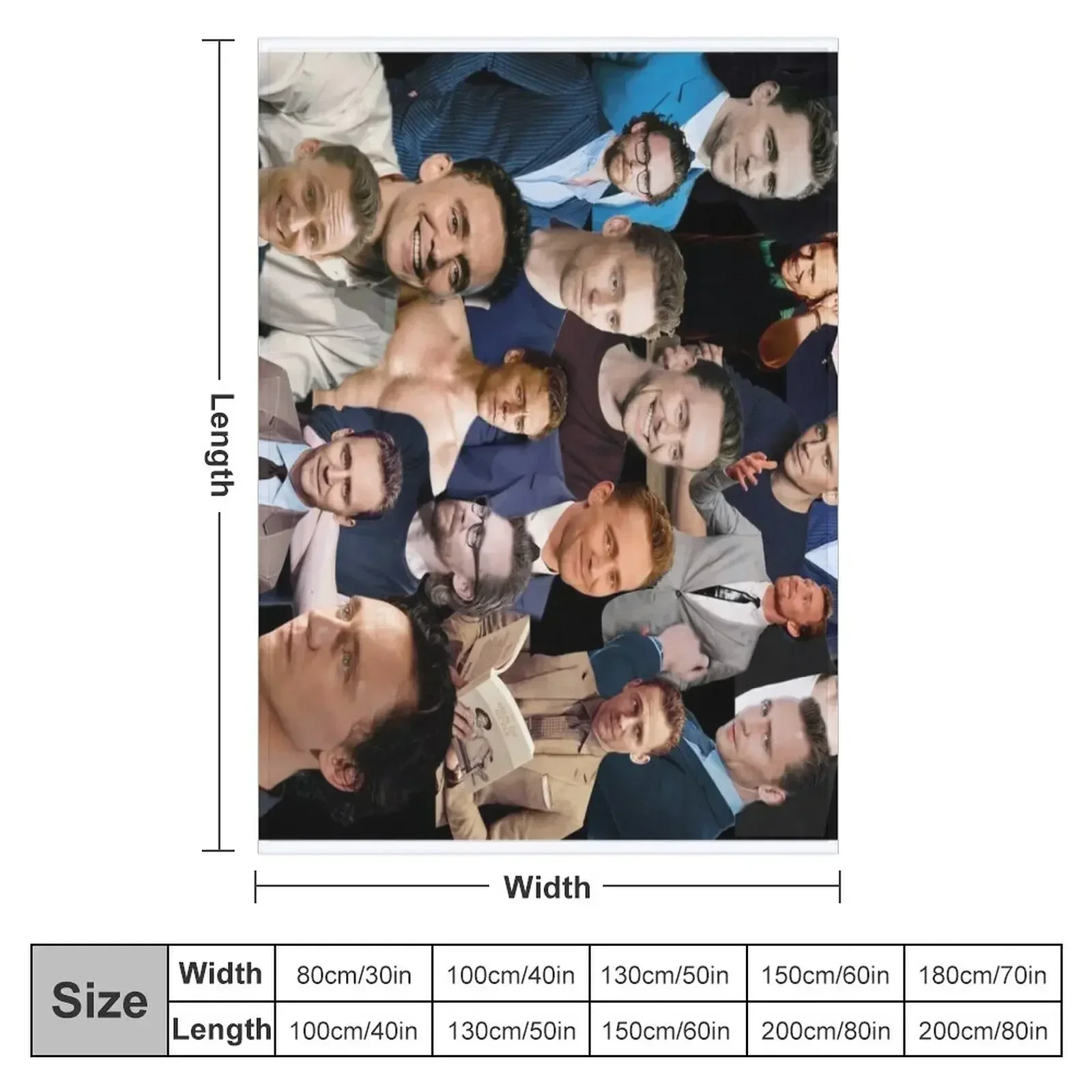 Tom Hiddleston Collage Throw Blanket couch cozy soft plush fuzzy picnic outdoor blanket