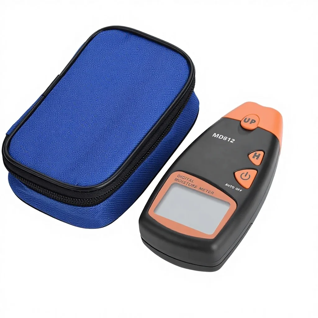 Digital Wood Meter LCD Screen 2/4 Pin Hygrometer Humidity Detection Tester Data Hold Automatic Temperature Compensation