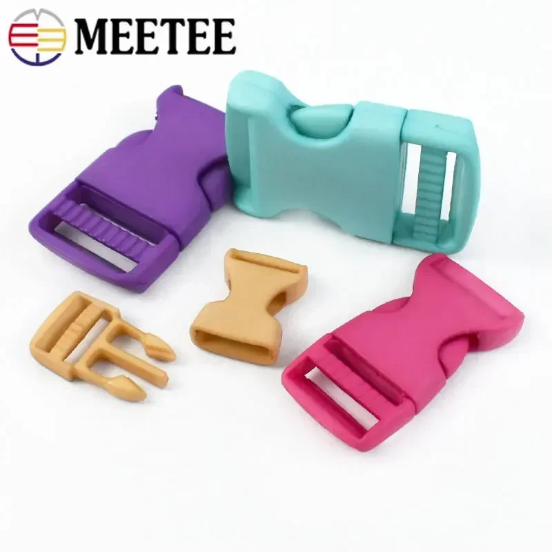 10/20Pcs 15/20/25/30mm Plastic Backpack Buckle Release Closure Clasp Webbing Strap Side Quick Clip Hook Adjuster DIY Accessories