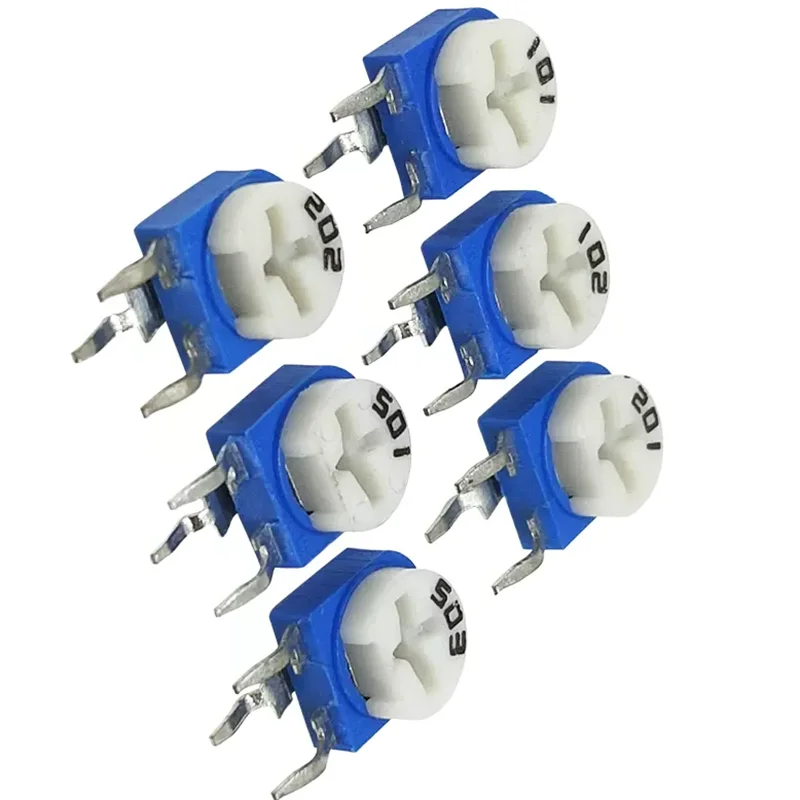 20 stücke neuer rm063 Trimpot Trimmer Potentiometer variabler Widerstand RM-063 100 200 500 1k 2k 5k 10k 20k 50k 100k 200k 500k 1m Ohm