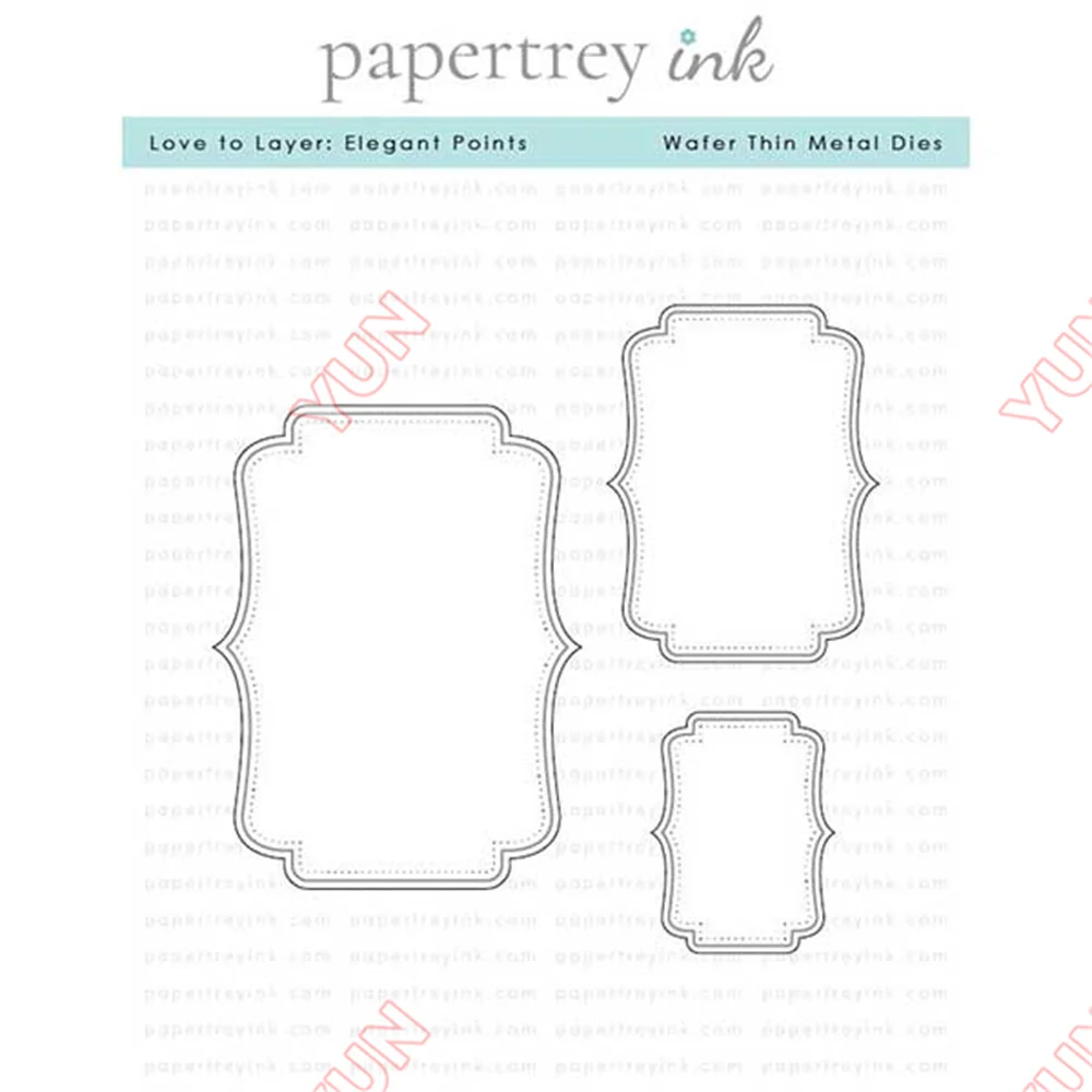 

2025 New Hallowmas Cutting Dies Stamp Set Love to Layer: Elegant Points Dies DIY Scrapbooking Greeting Card Diary Die Embossing