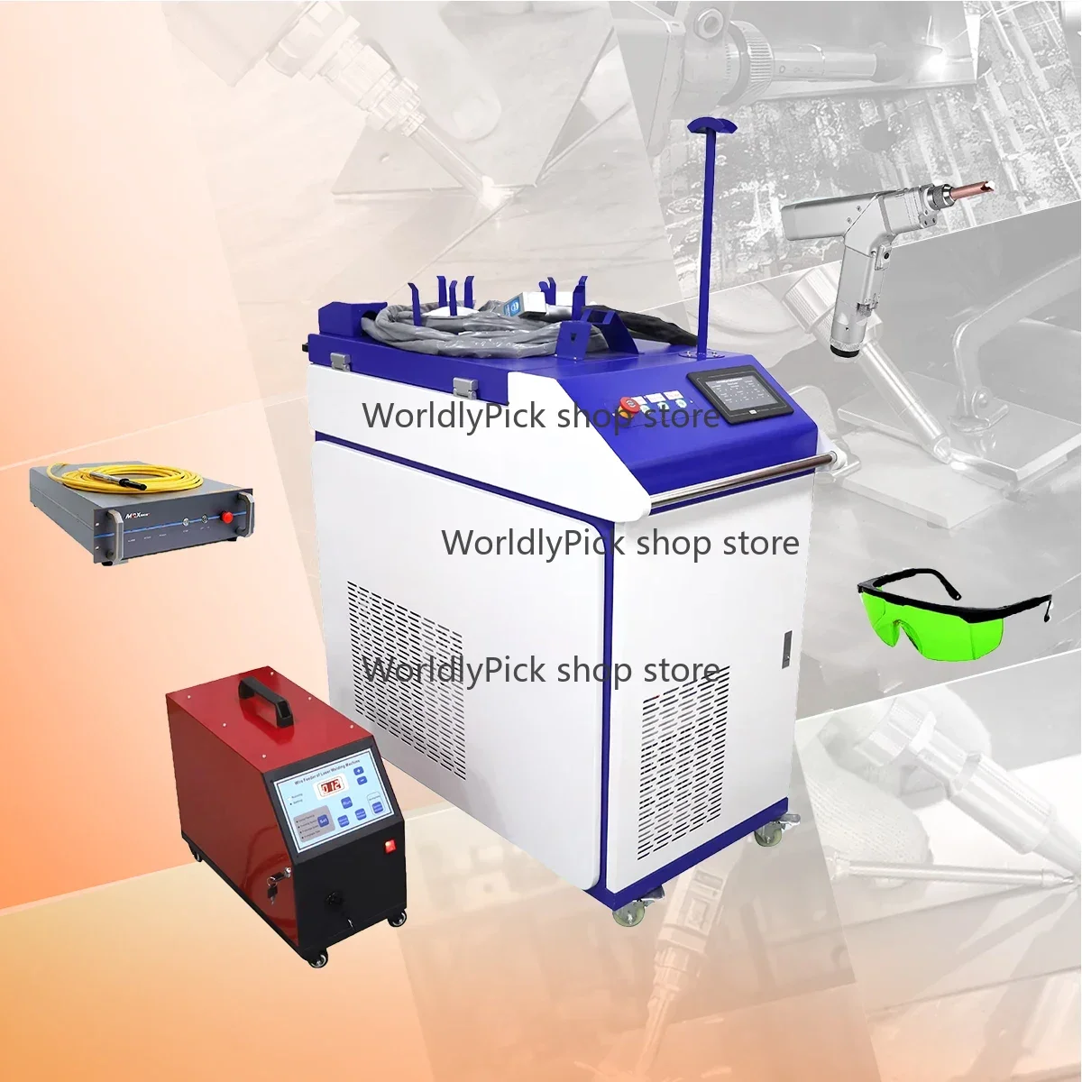 Customizable Metal Stainless Steel Aluminum 3000 Watt Laser Welding Machine Handheld