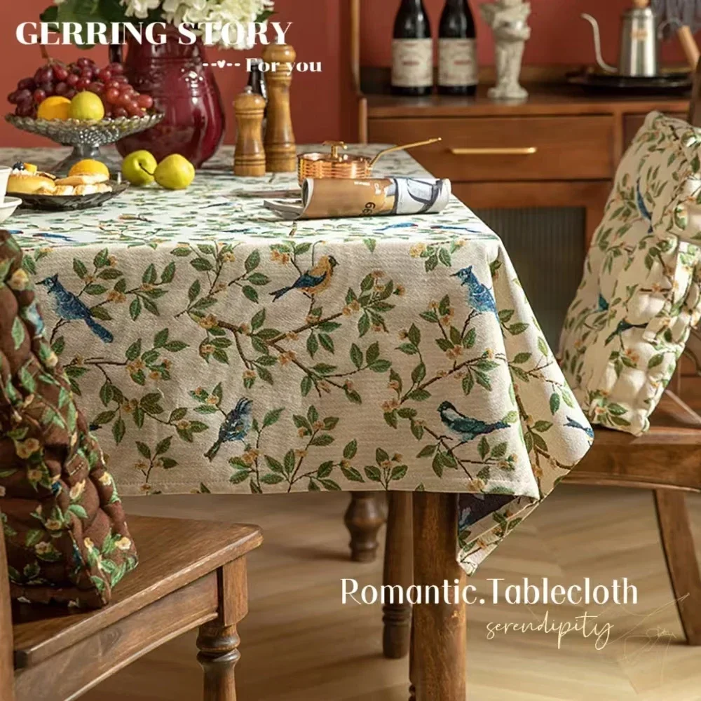 

Gerring Jacquard светильник роскошная женская Обложка, американская Толстая кофейная Рождественская скатерть