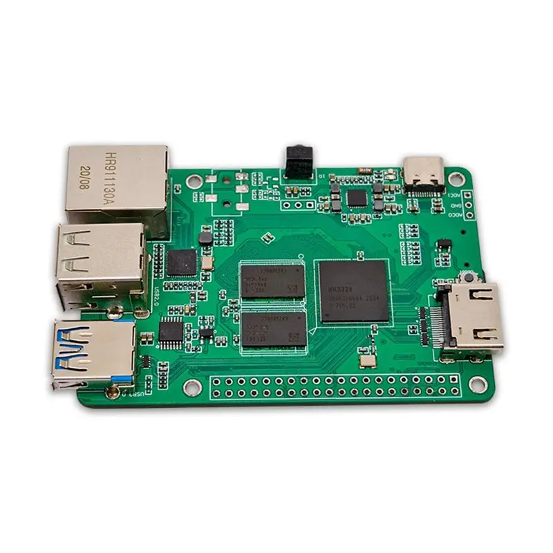 

ABUO-RK3328 A53 Quad-Core Processor Development Board 2X512mb DDR4 Gigabit Ethernet USB2.0& USB3.0 Support For Android/Ubuntu De